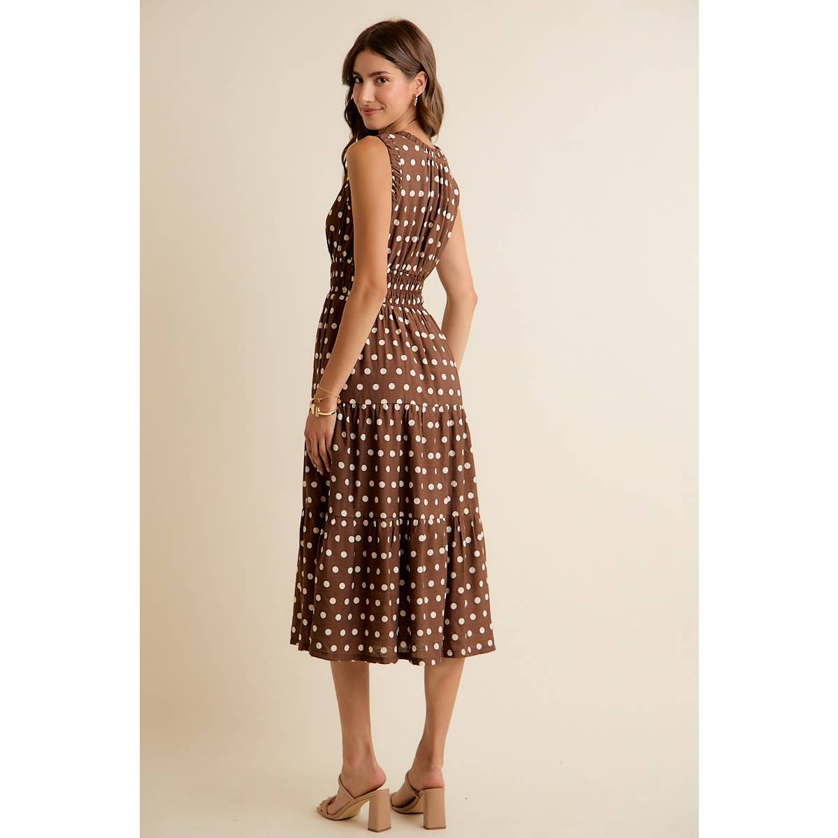 The Chocolate Chip Polka Dot Dress