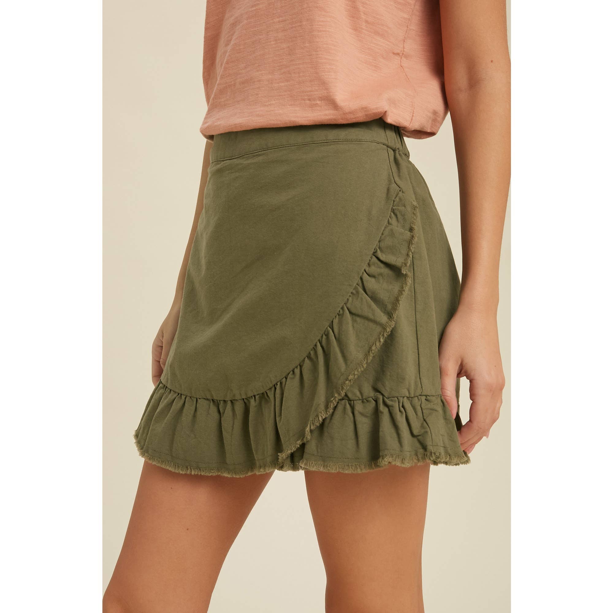 Frills for Fall Ruffle Hem Skort