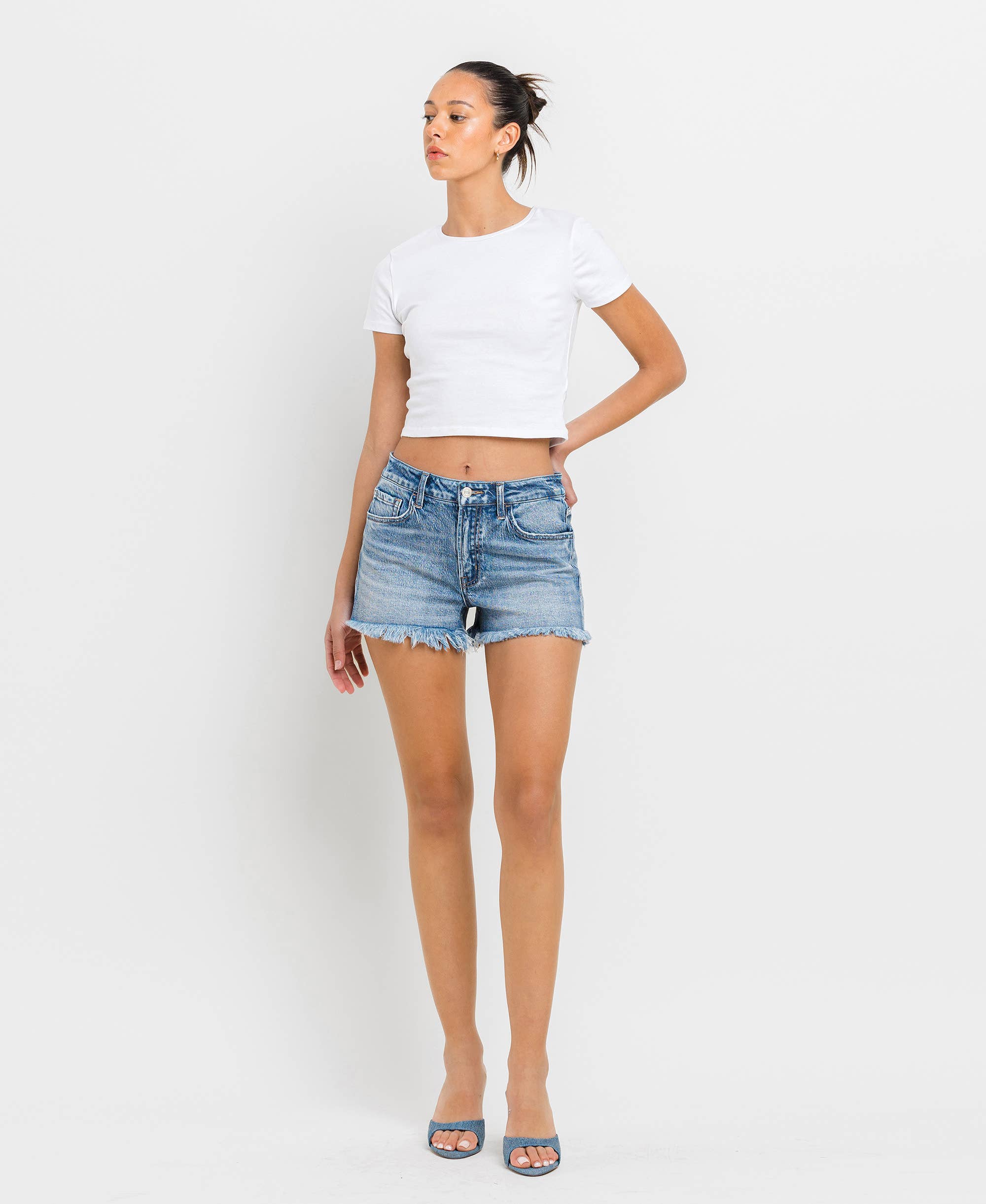 All Summer Long High Rise Jean Shorts