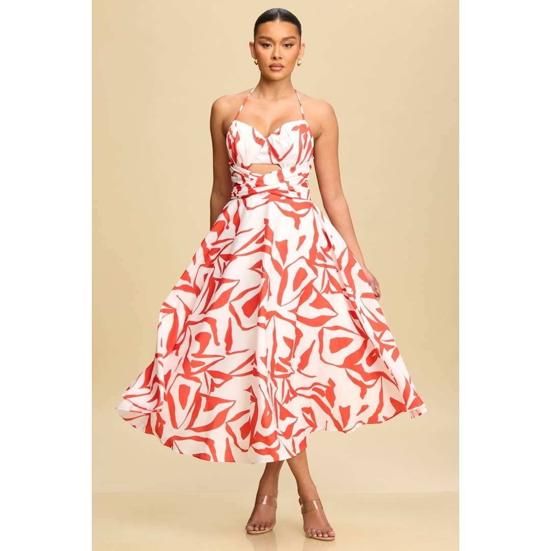 Sunset in Capri Dress