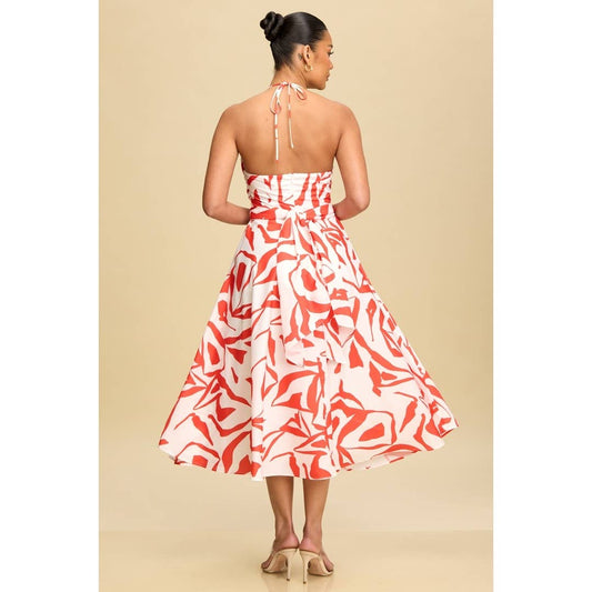 Sunset in Capri Dress Midi Dress