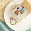 Load image into Gallery viewer, Kaleidoscope Vibes Colorful Necklace
