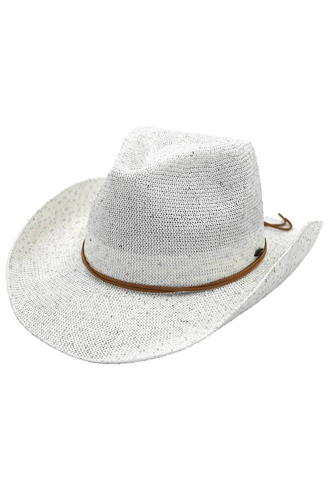 C.C Kids | Suede String Band Sequin Cowboy Hat