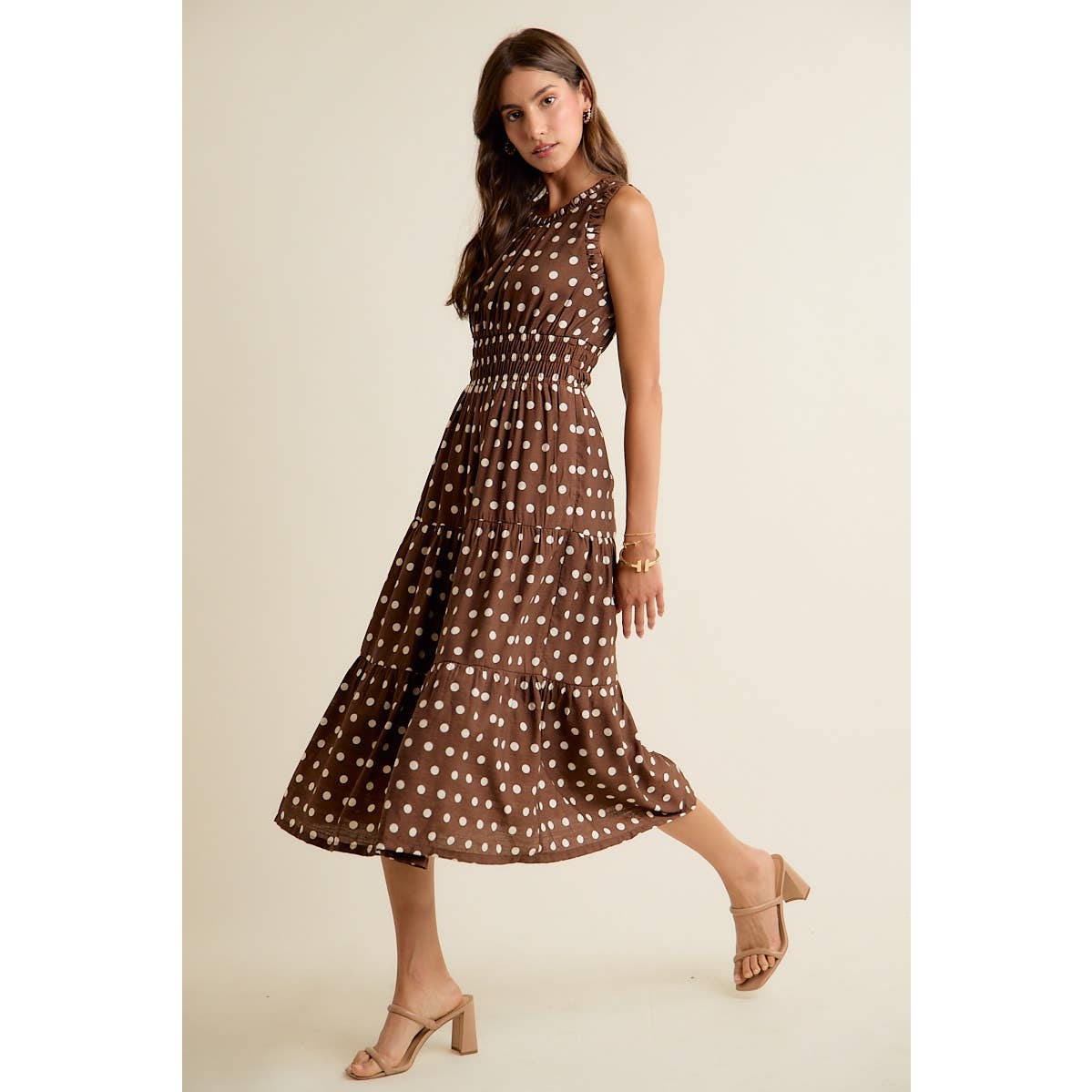 The Chocolate Chip Polka Dot Dress