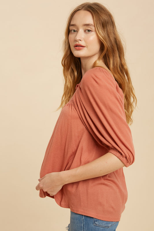 Picnic Time Smocked Top