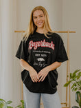 Load image into Gallery viewer, PRE-ORDER: Bold in Black Womens Razorback Tshirt
