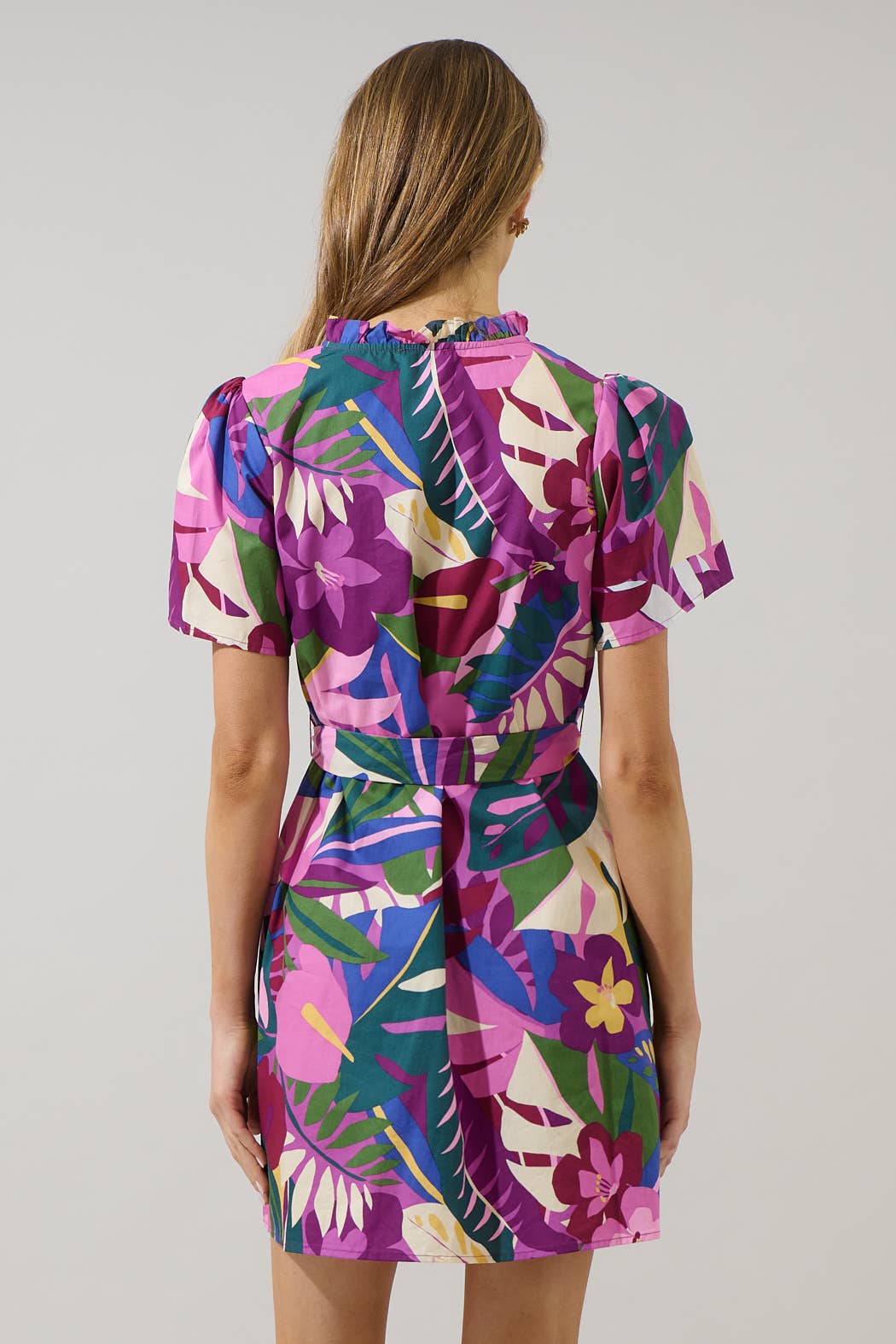 Blain Tropics Ema Shift Mini Dress