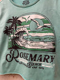 Load image into Gallery viewer, Rosemary Beach Cropped Acid wash T-shirt
