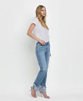 Load image into Gallery viewer, Lovervet by VERVET Jeans | Made to Chill Mid-Rise Cuffed Straight Jeans
