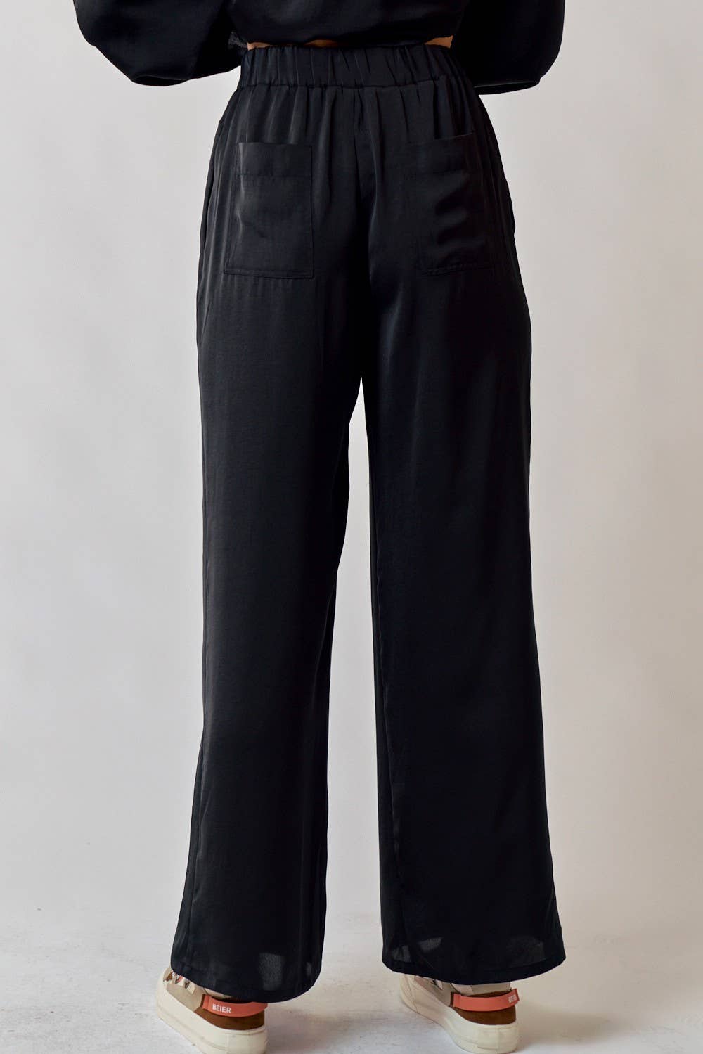 Satin Dreams Wide Leg Trousers