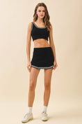 Load image into Gallery viewer, Motion Contrasting Stripes Knit Cropped Tank Top
