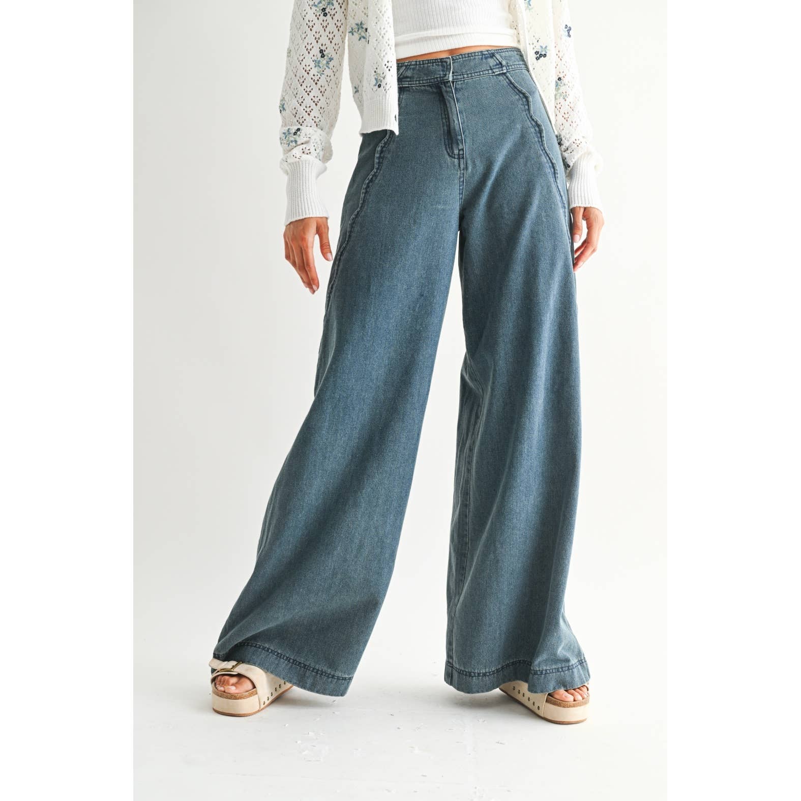 The Double Take Wide Leg Trousers
