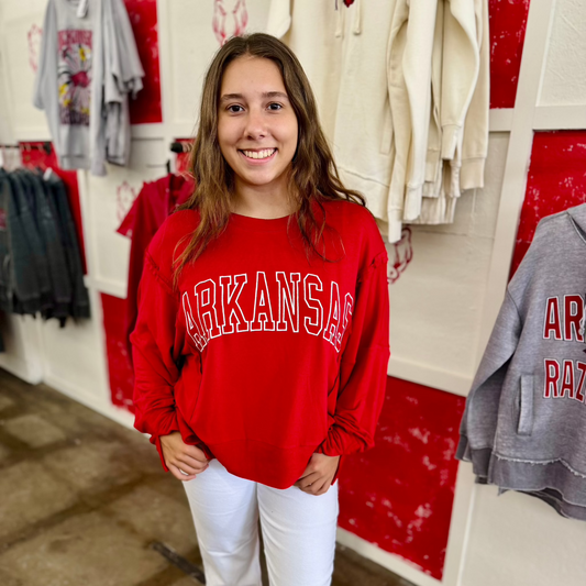 Razorback Store, Arkansas Razorback Store, WE WEAR RED. WHAT to wear to a red out, Place to buy Razorback merchandise in Fayetteville