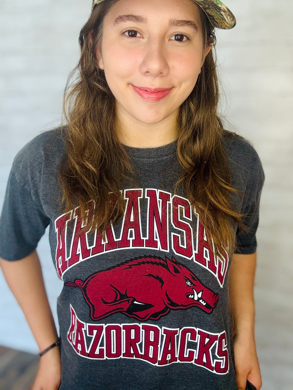 Arkansas Razorbacks Women's Leotard/Bodysuit - Licensed, Red/Gray, Sizes XS-2XL