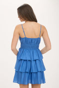 Load image into Gallery viewer, Blue dress, blu pepper dress, blue mini dress, blu pepper mini dress, wedding guest dress, wedding guest dress near me, dresses for wedding guest, dresses for summer, dresses for summer, stores near me fayetteville
