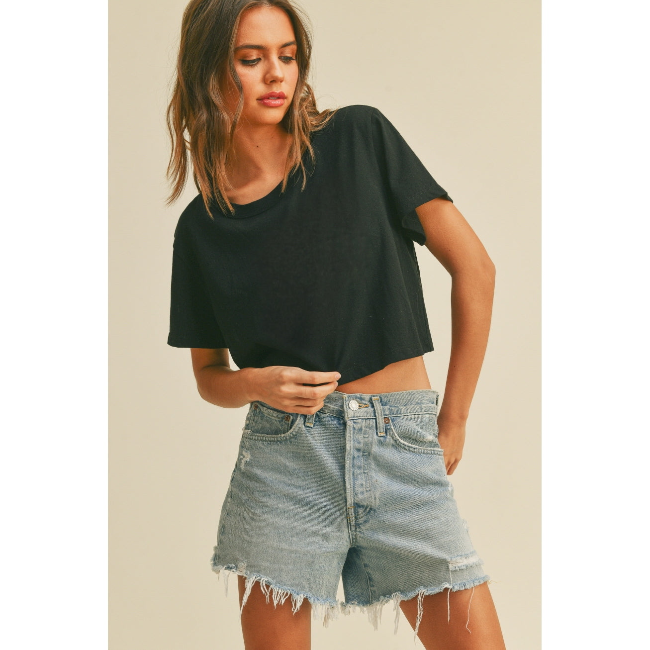 Cropped Cutie Basic Tshirt