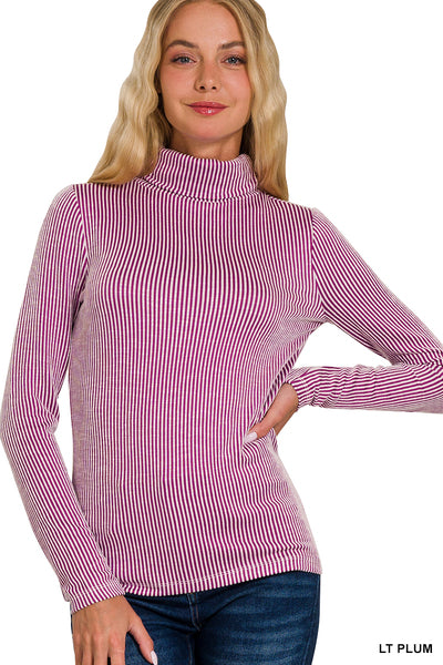 Carefree Days Ribbed Turtleneck