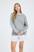 Load image into Gallery viewer, Cozy Convenience Acid Wash Pullover
