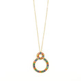 Load image into Gallery viewer, Kaleidoscope Vibes Colorful Necklace
