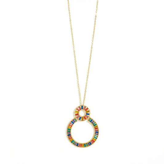 Kaleidoscope Vibes Colorful Necklace