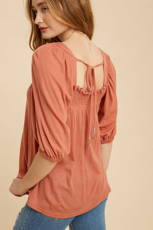 Picnic Time Smocked Top