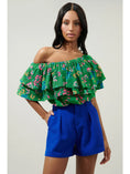 Load image into Gallery viewer, Spring Breeze Charmer Floral Off Shoulder Top
