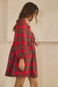 Load image into Gallery viewer, Plaid Perfection Christmas Dress
