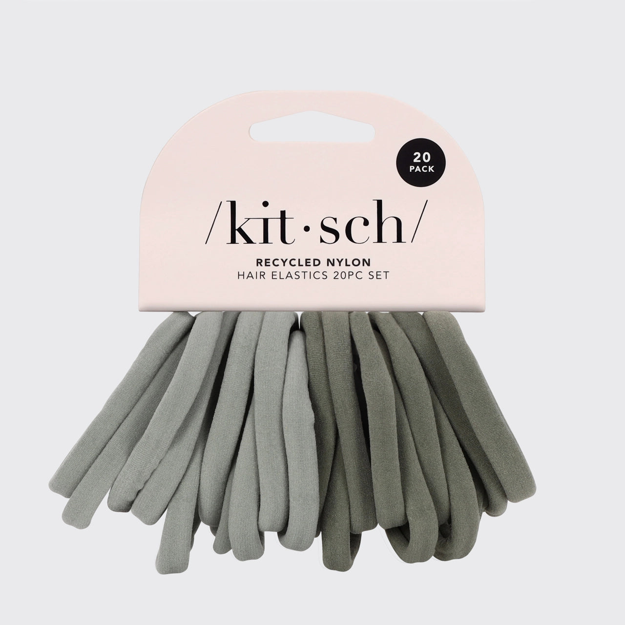 Kitsch | Eco-Friendly Nylon Elastics 20pc - Eucalyptus