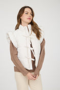 Load image into Gallery viewer, Classy Attitude Flutter Sleeve Puffer Vest
