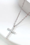 Load image into Gallery viewer, At the Cross Silver Necklace
