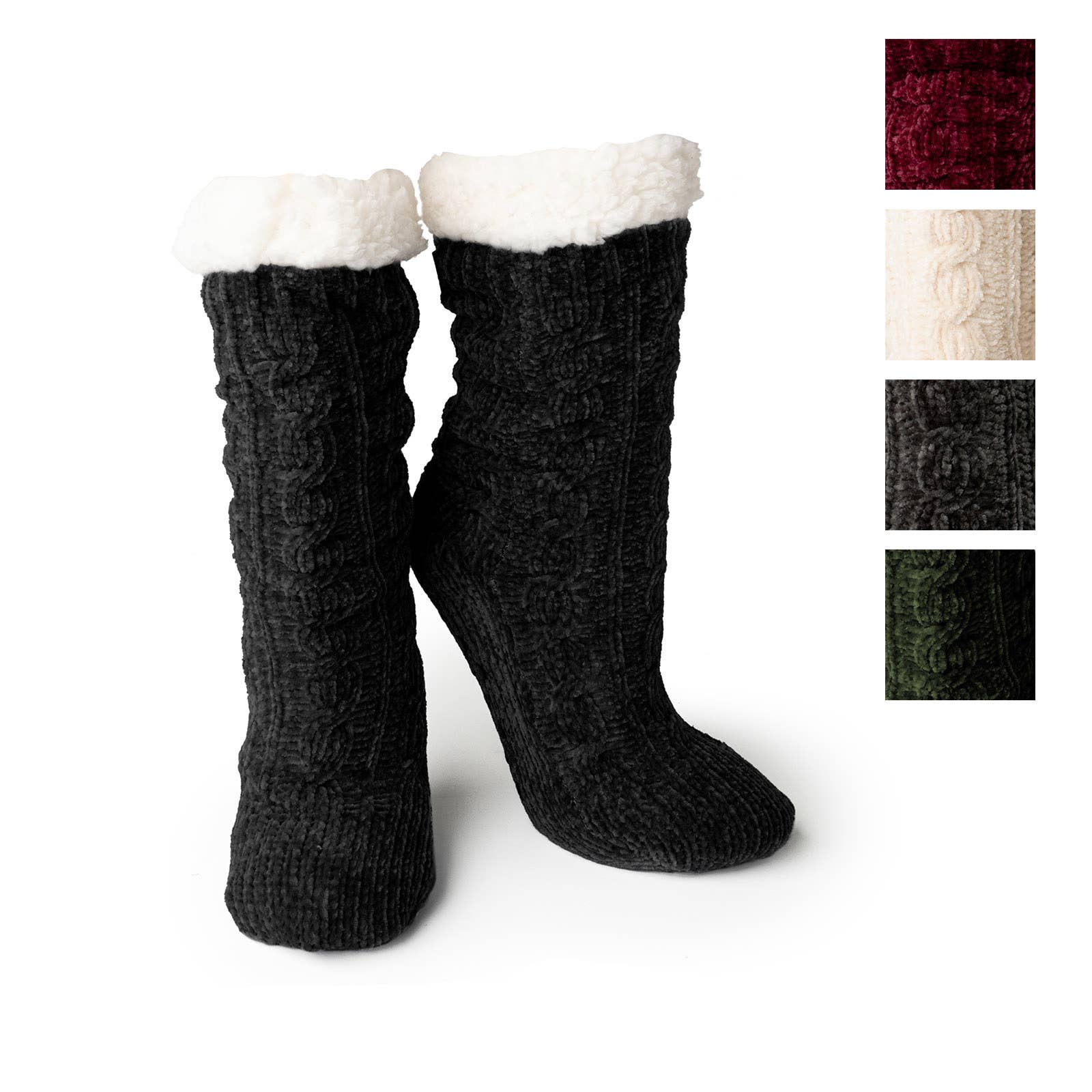 Beyond Soft Slipper Socks | Burgundy