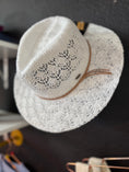 Load image into Gallery viewer, C.C | Horseshoe Lace Knitting Panama Hat
