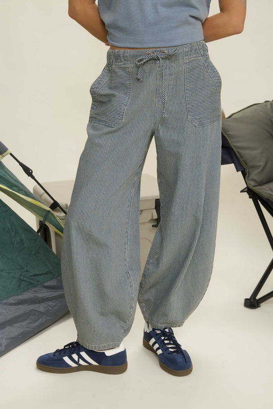 Person wearing blue and white striped pants with a white background, navy parachute pants, parachute pants 80s, parachute pants women, parachute pants h&m, parachute pants 90s, parachute pants near me, parachute pants my hammer, barrel pants, barrel leg pants, barrel jeans barrel pants trousers, barrel jeans women, barrel pants anthropology