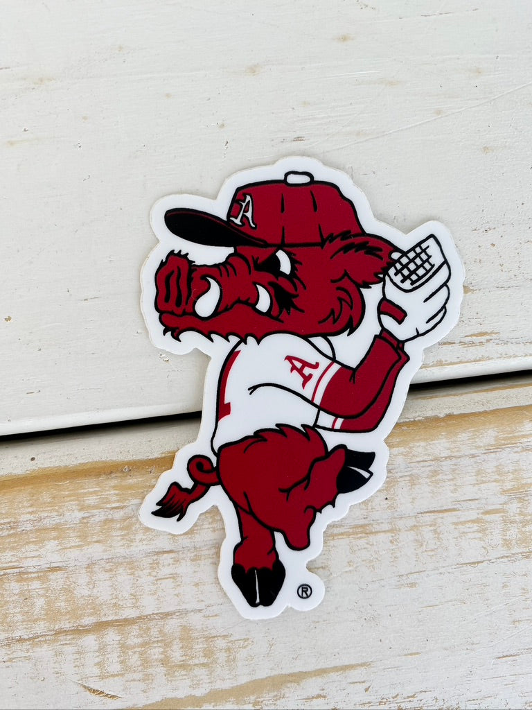 Pitching Ribby Sticker – Whimsy Whoo