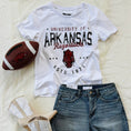 Load image into Gallery viewer, U of Arkansas Cuffed Classic Tee
