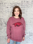 Load image into Gallery viewer, RZBK Sweatshirt with Hog on the front
