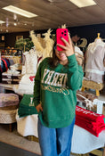 Load image into Gallery viewer, Royce christmas sweatshirts, green christmas sweatshirts, Merry Christmas sweatshirts, christmas sweatshirts near me, boutiques Fayetteville ar
