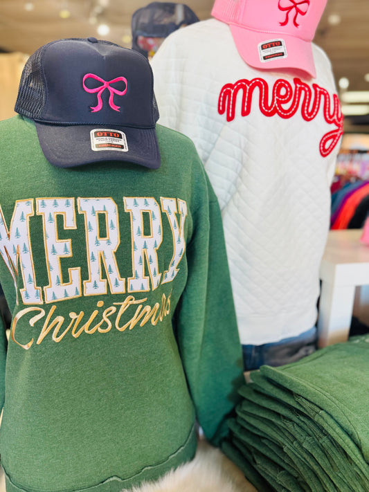 Royce christmas sweatshirts, green christmas sweatshirts, Merry Christmas sweatshirts, christmas sweatshirts near me, boutiques Fayetteville ar