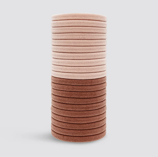 Kitsch | Eco-Friendly Nylon Elastics 20pc Set - Blush