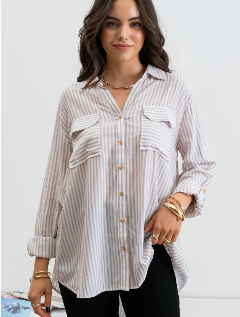 Everyday Chic Button Up Blouse