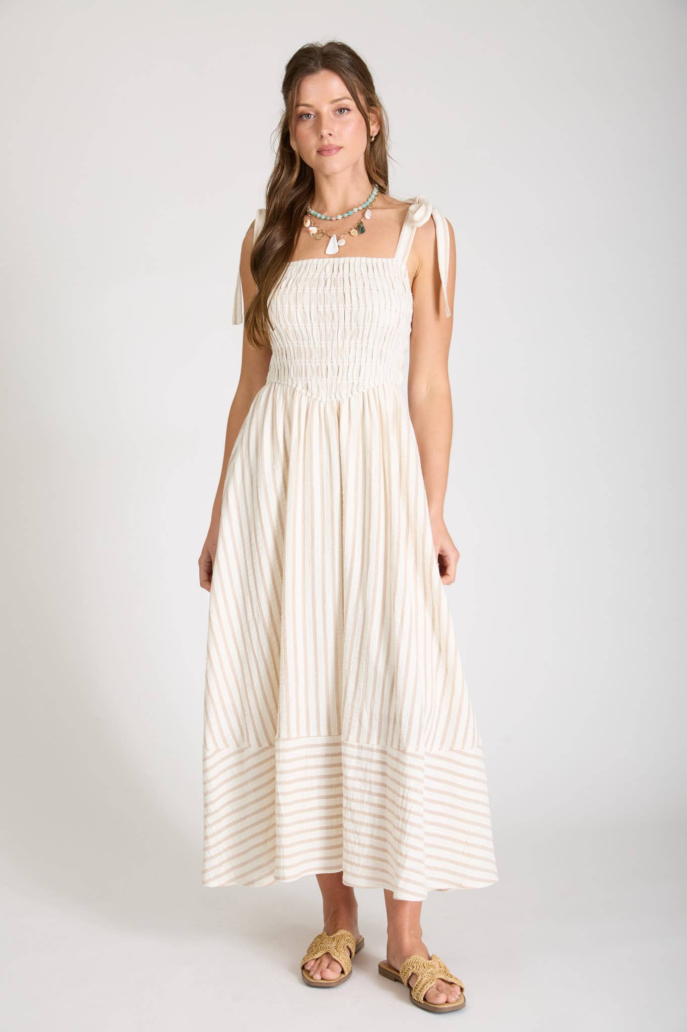 Coastal Breeze Striped Dress
