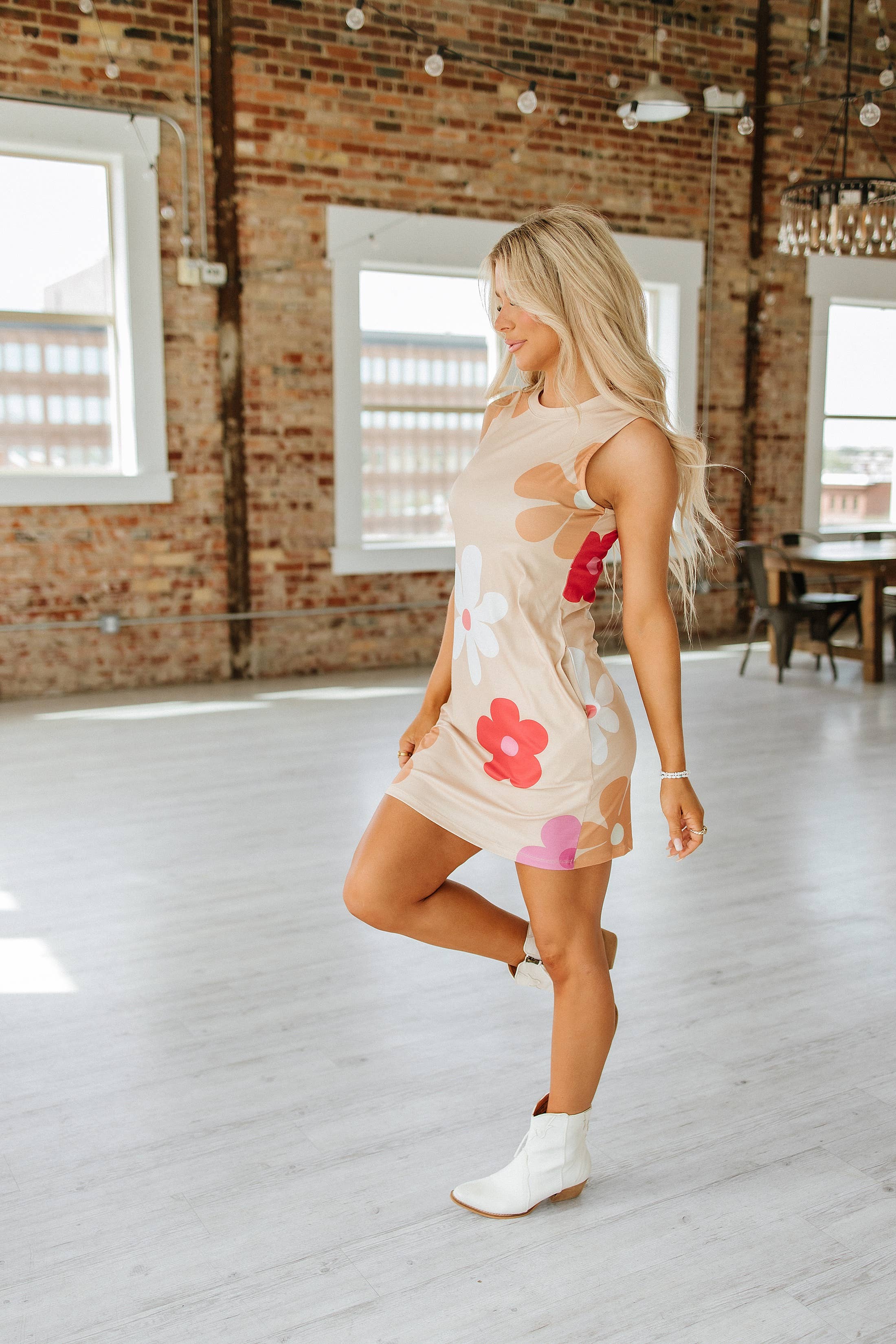 Flower Power Mini Dress