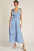 Load image into Gallery viewer, Lovely Day Blue Midi Dress
