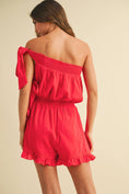 Load image into Gallery viewer, Ruby Ruffle One-Shoulder

