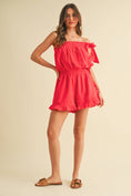 Load image into Gallery viewer, Ruby Ruffle One-Shoulder
