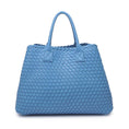 Load image into Gallery viewer, Urban Expressions | Look at Me Woven Leather Tote
