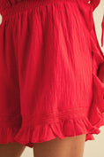 Load image into Gallery viewer, Ruby Ruffle One-Shoulder
