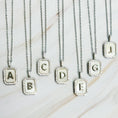 Load image into Gallery viewer, Wrapped in Sparkle Initial Locket Necklace
