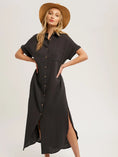 Load image into Gallery viewer, All Buttoned Up Casual Maxi Dress
