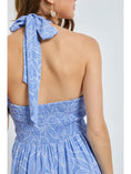 Load image into Gallery viewer, Nothing But Blue Skies Floral Maxi Dress
